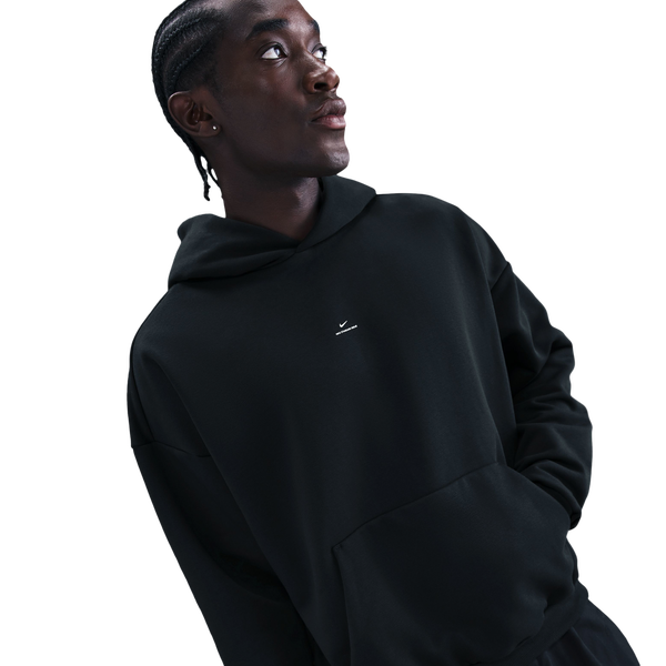 Nike Standard Issue Brushed Pullover Hoodie - Men's - Black/White