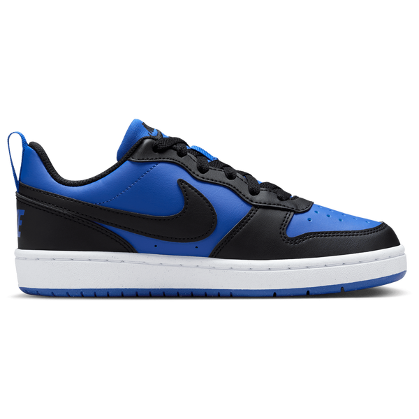 Nike Court Borough Low Recraft - Boys' Grade School - White/Game Royal/Black