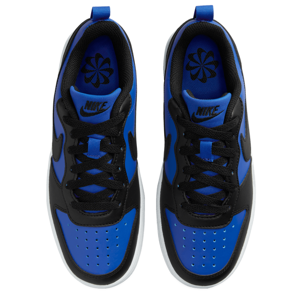 Nike Court Borough Low Recraft - Boys' Grade School - White/Game Royal/Black - Image 5