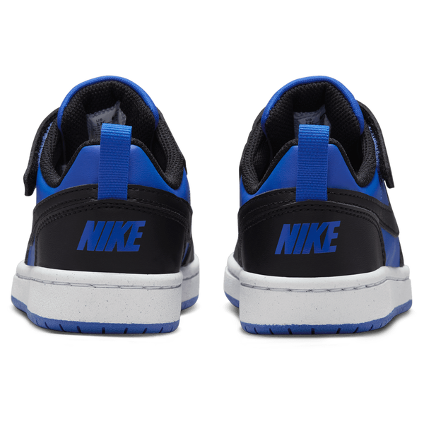 Nike Court Borough Low Recraft - Boys' Preschool - Game Royal/White/Black - Image 3