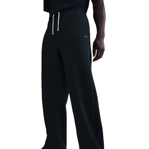 Nike Standard Issue Brushed Open Hem Pants - Men's - Black/White