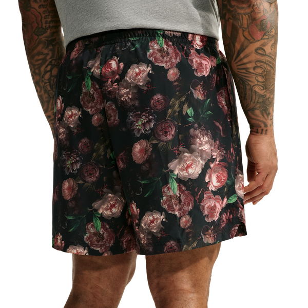 Nike Rose Dri-FIT SI PRC Woven 5 Inch Shorts - Men's - Pale Ivory/Black - Image 2