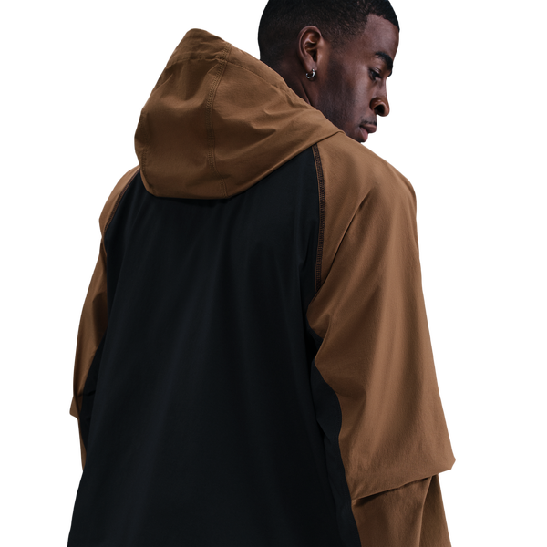 Nike Tech Woven WR Full-Zip Jacket - Men's - Black/Mosswood Brown/Black - Image 2