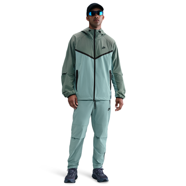 Nike Tech Woven WR Full-Zip Jacket - Men's - Black/Clay Green/Cannon - Image 3