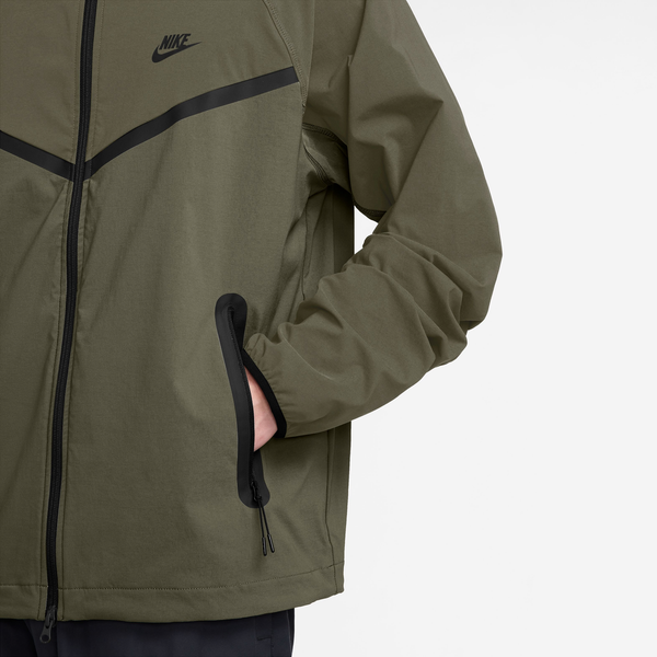 Nike Tech Woven WR Full-Zip Jacket - Men's - Medium Olive/Medium Olive/Black - Image 3