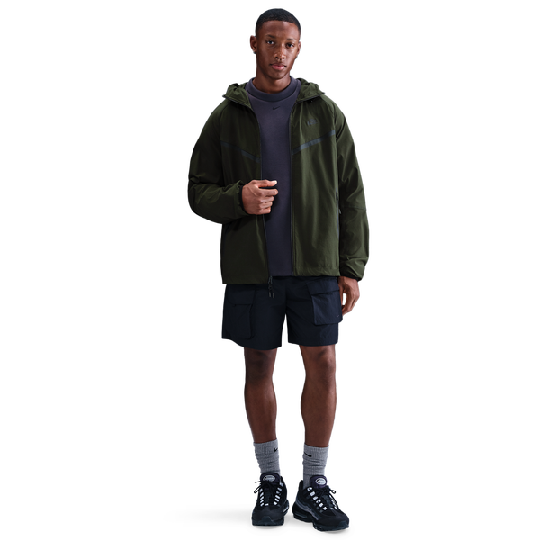 Nike Tech Woven WR Full-Zip Jacket - Men's - Sequoia/Black