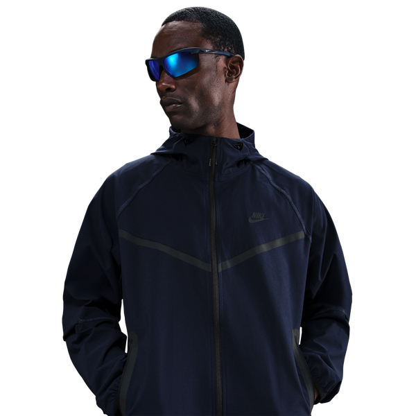 Nike Tech Woven WR Full-Zip Jacket - Men's - Obsidian/Obsidian/Black