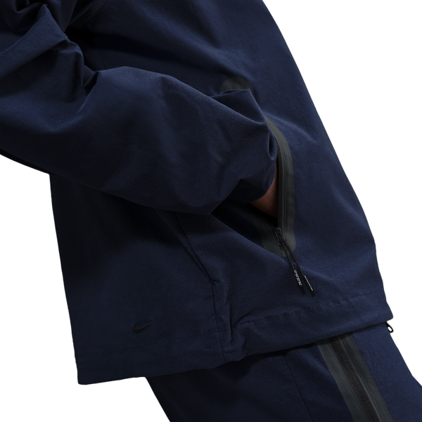 Nike Tech Woven WR Full-Zip Jacket - Men's - Obsidian/Obsidian/Black - Image 3