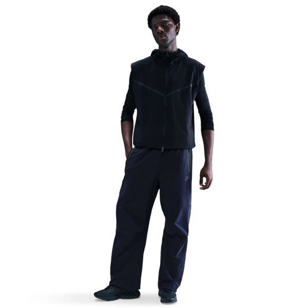 Nike Tech Woven Pants OS - Men's - Obsidian/Obsidian/Black - Image 4