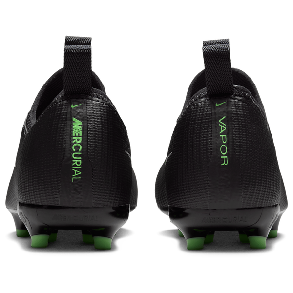 Nike Jr Vapor 17 Academy Fg/Mg T - Boys' Grade School - Black/Black/Illusion Green - Image 3