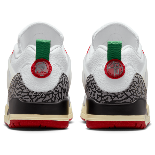 Jordan Spizike Low - Men's - Black/White/Varsity Red - Image 3