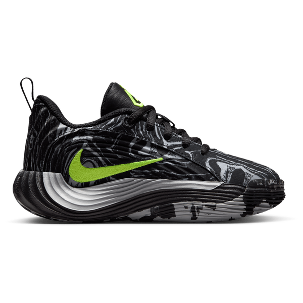 Nike Giannis Immortality 5 - Boys' Preschool - Black/Volt/Lt Smoke Grey