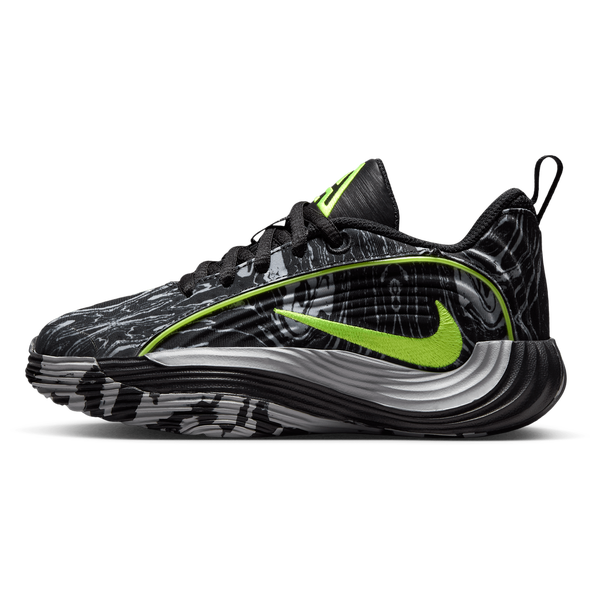Nike Giannis Immortality 5 - Boys' Preschool - Black/Volt/Lt Smoke Grey - Image 2