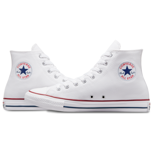 Converse All Star High Top - Men's - Optical White/White/White - Image 7