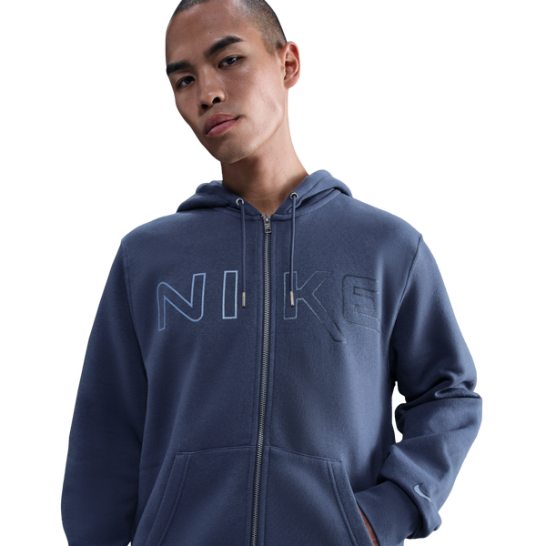 Nike Club Basketball Full-Zip Hoodie - Men's - Diffused Blue