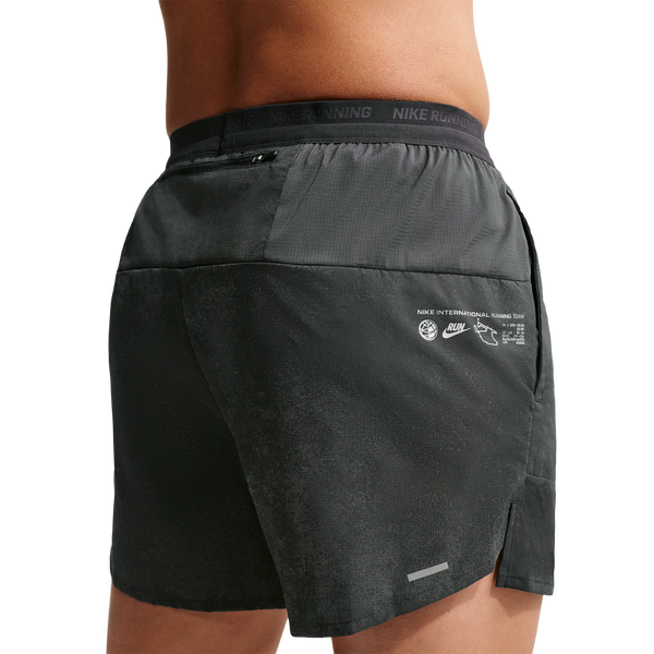 Nike Dri-FIT Stride 5" Brief Lined Shorts - Men's - Off Noir - Image 2