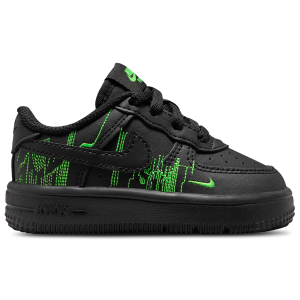 Nike Air Force 1 - Boys' Toddler - Vivid Purple/Green Strike/Black