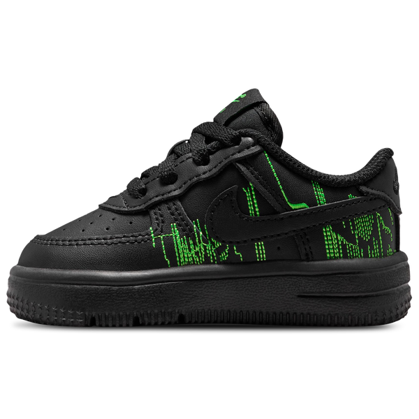 Nike Air Force 1 - Boys' Toddler - Vivid Purple/Green Strike/Black - Image 2