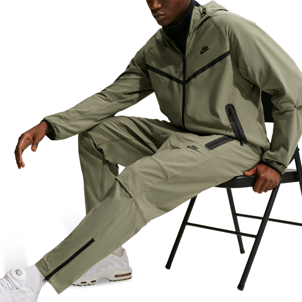 Nike Tech Woven Pants OH - Men's - Silver Sage/Black - Image 6
