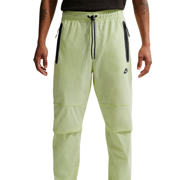 Nike Tech Woven Pants OH - Men's - Lt Liquid Lime/Black