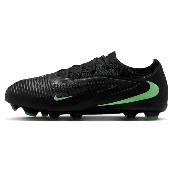 Nike JR Phantom 6 Low Pro FG/MG - Boys' Grade School - Black/Illusion Green/Black - Image 2