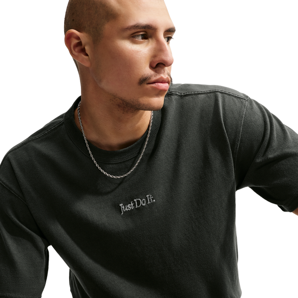 Nike NSW Loose Pre Wash Essential T-Shirt - Men's - Newsprint - Image 3