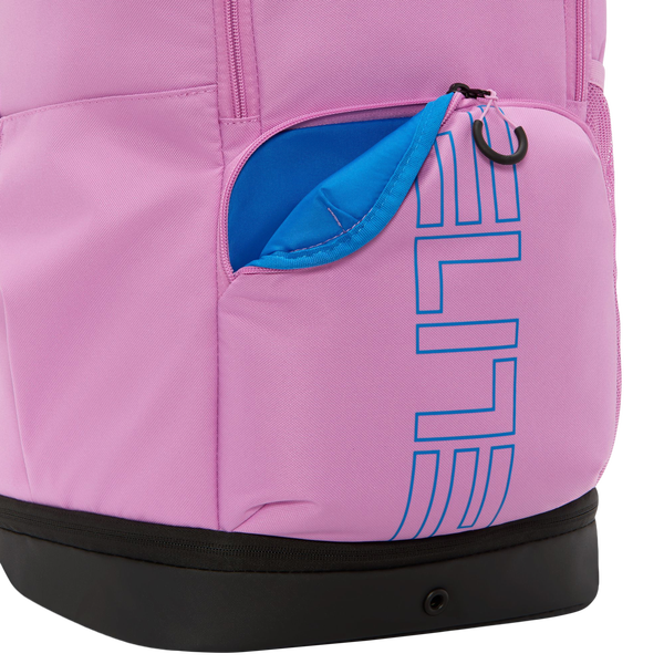 Nike Varsity Elite Backpack - Adult - Black/Light Photo Blue/Light Magenta - Image 4