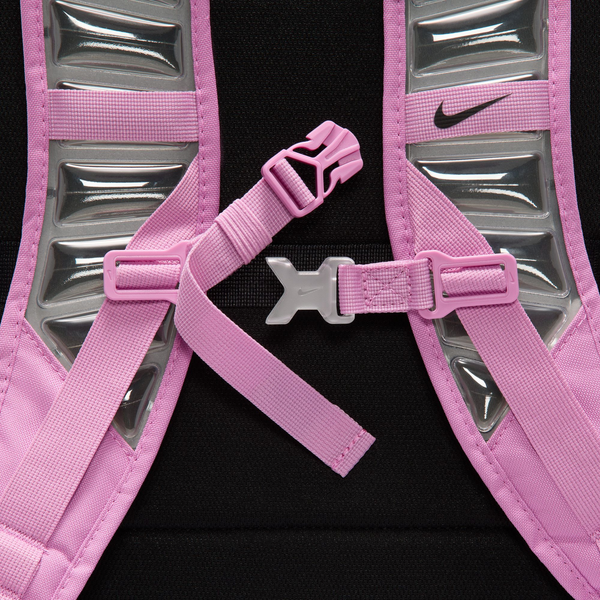 Nike Varsity Elite Backpack - Adult - Black/Light Photo Blue/Light Magenta - Image 7