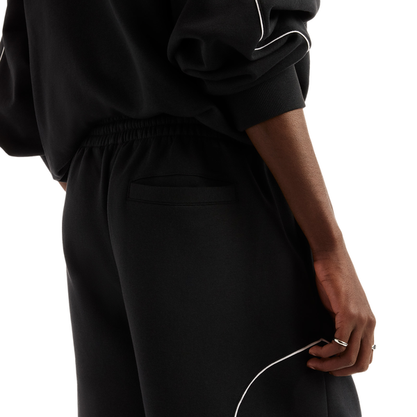 New Balance NB TRACKSIDE FLEECE SHORT - Men's - Black - Image 4