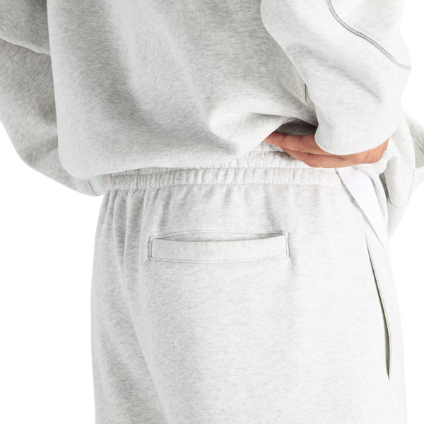 New Balance NB TRACKSIDE FLEECE SHORT - Men's - Gray - Image 5