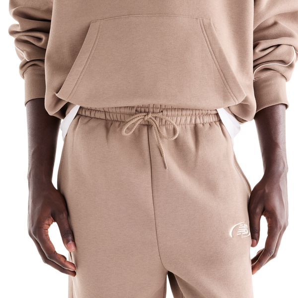 New Balance Trackside Open Hem Pants - Men's - Timberwolf Piping/Mushroom - Image 3