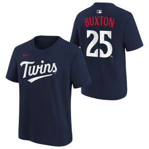 Nike MLB Twins Kids Name & Number T-Shirt - Youth - Navy