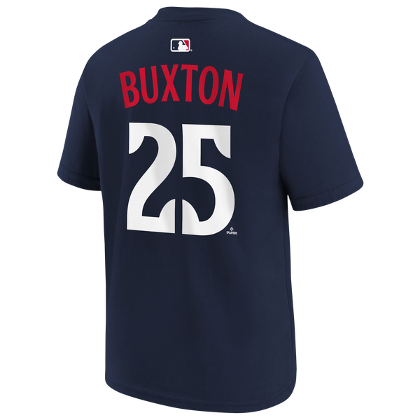 Nike MLB Twins Kids Name & Number T-Shirt - Youth - Navy - Image 3