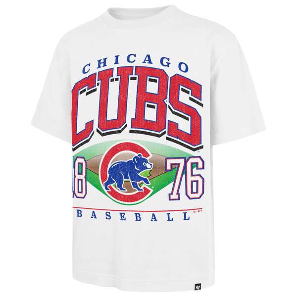 47 Brand Cubs Foundational T-Shirt - Men's - White
