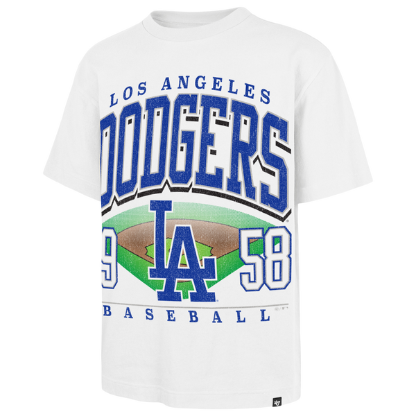 47 Brand MLB LA Dodgers Foundation T-Shirt - Men's - White