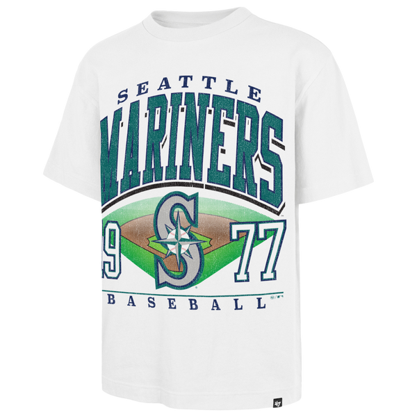 47 Brand MLB Seattle Mariners Foundation T-Shirt - Men's - White