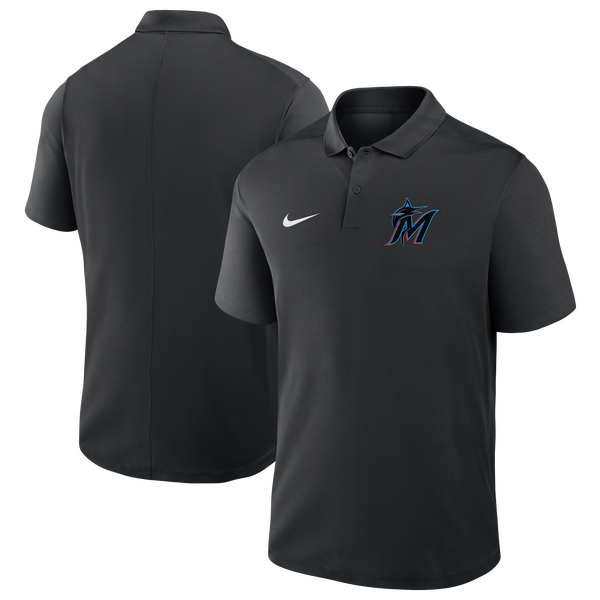 Nike Marlins Victory Polo - Men's - Black