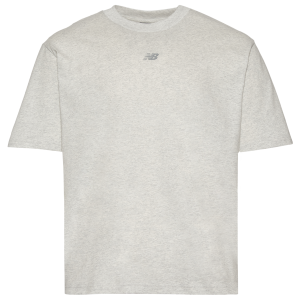 New Balance Oversized Center Logo T-Shirt - Men's - Gray