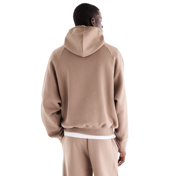 New Balance Trackside Pullover Hoodie - Men's - Timberwolf Piping/Mushroom - Image 2