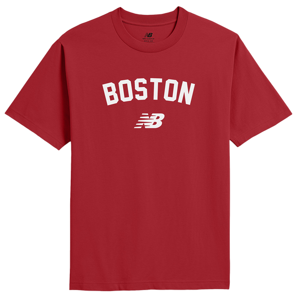 New Balance Boston City Logo T-Shirt - Men's - Red