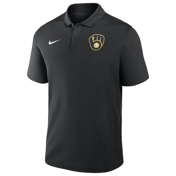 Nike Brewers Victory Polo - Men's - Black - Image 2