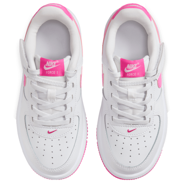 Nike Air Force 1 Low EasyOn - Boys' Preschool - White/Laser Fuchsia - Image 4