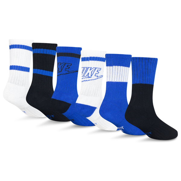 Nike Retro 6 Pack Crew Socks - Boys' Preschool - Game Royal - Image 2