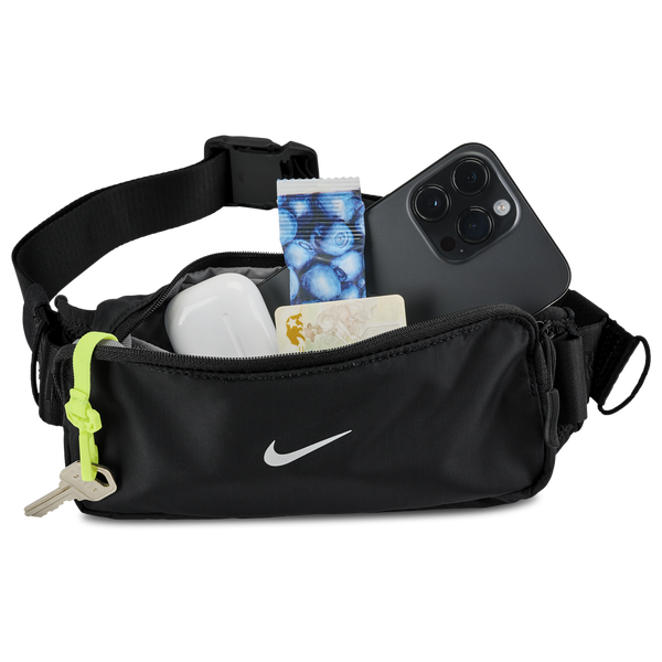 Nike Tempo Waistpack - Adult - Black/Silver/Black - Image 2