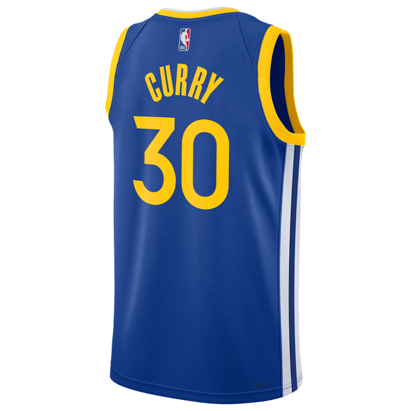Nike NBA Warriors Swingman Icon Edition Jersey - Men's - Yellow/Blue