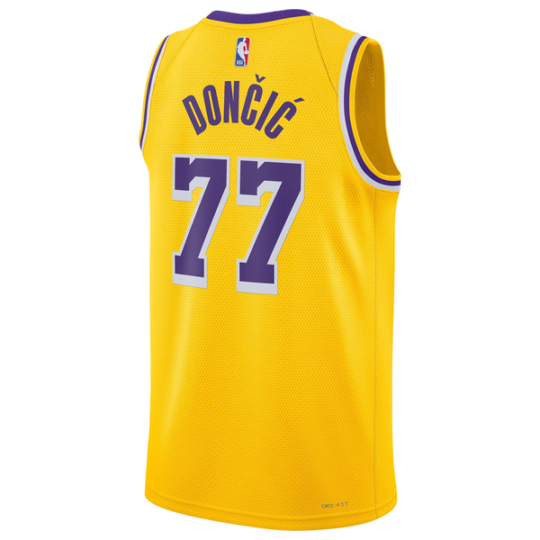 Nike NBA Lakers Swingman Icon Edition Jersey - Men's - Yellow