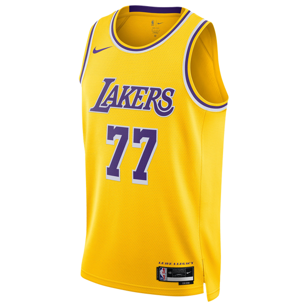 Nike NBA Lakers Swingman Icon Edition Jersey - Men's - Yellow - Image 2