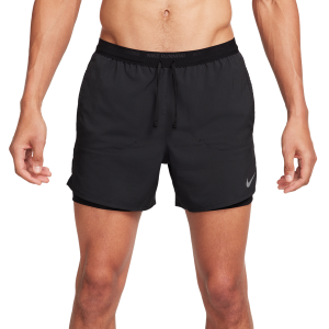 Nike Dri-FIT STRIDE 2IN1 5IN Shorts - Men's - Black/Black/Black