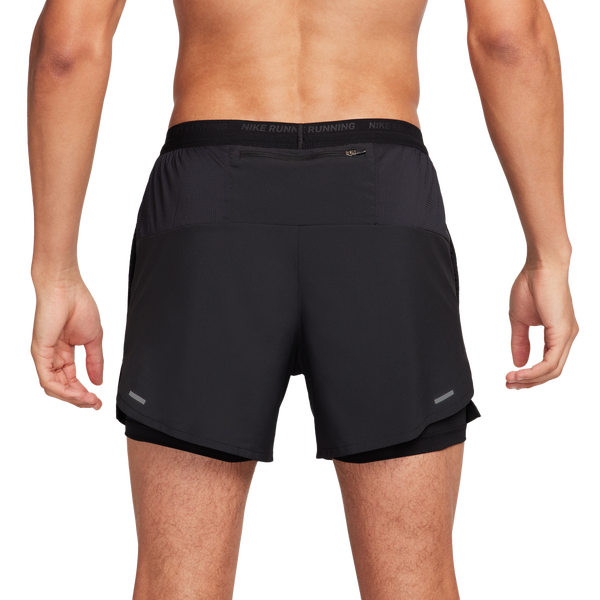 Nike Dri-FIT STRIDE 2IN1 5IN Shorts - Men's - Black/Black/Black - Image 2