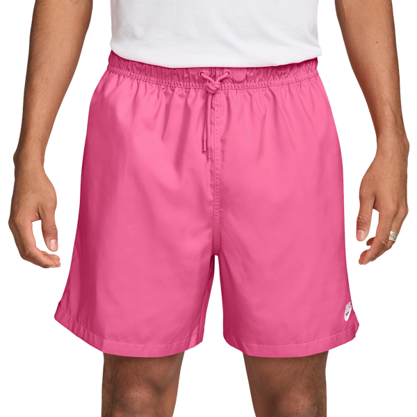 Nike Club Flow Shorts - Men's - Pinksicle/White